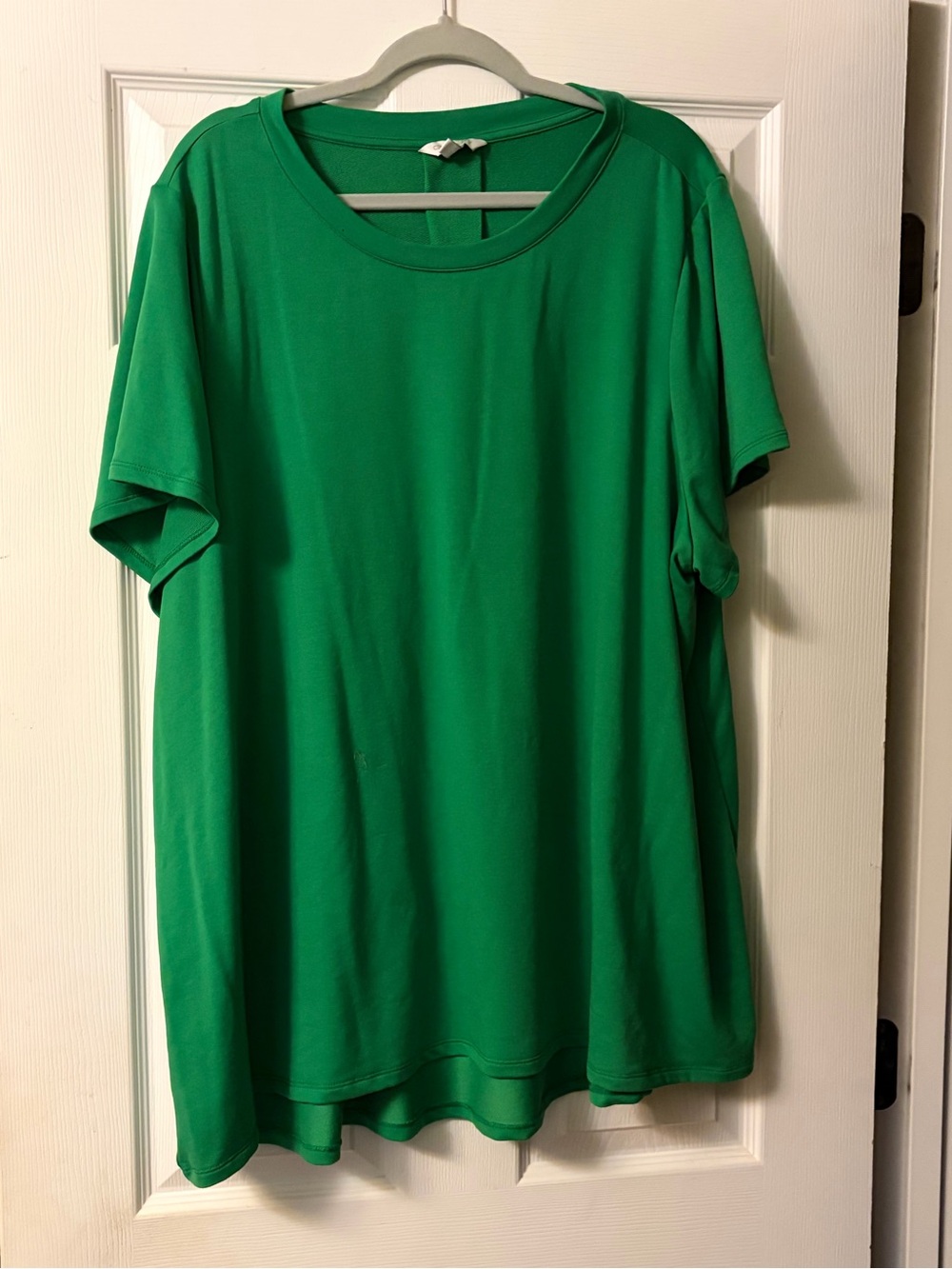 crown & ivy Bright Green Short Sleeve Crew Neck Tee